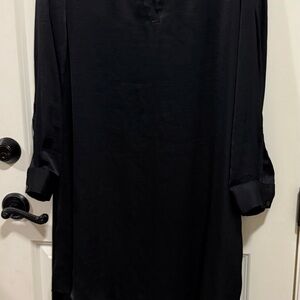 BCBGMaxAzria Men's Elegant Black Button Down Shirt